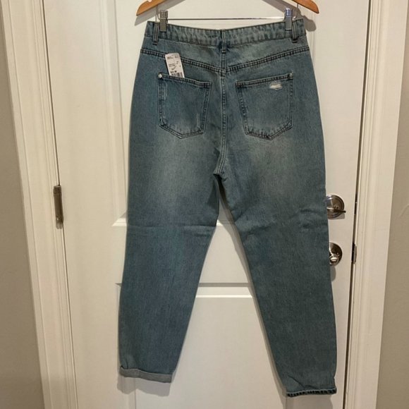 High Rise Distressed Denim - Picture 2 of 4
